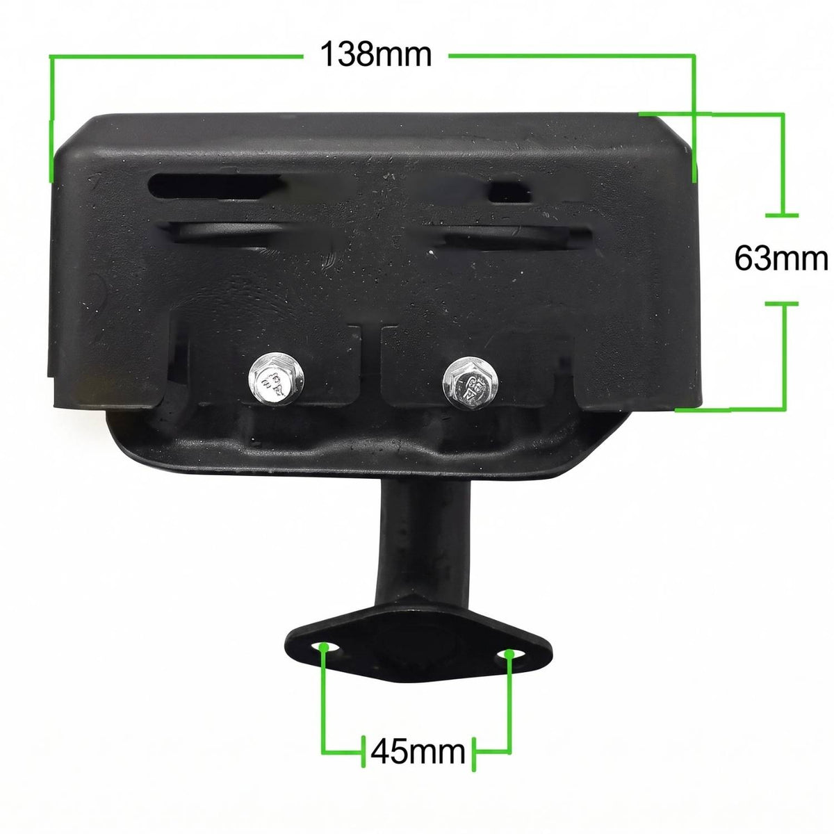 Escape Silenciador para Motor GX160 y GX200 (5.5 / 6.5 HP)