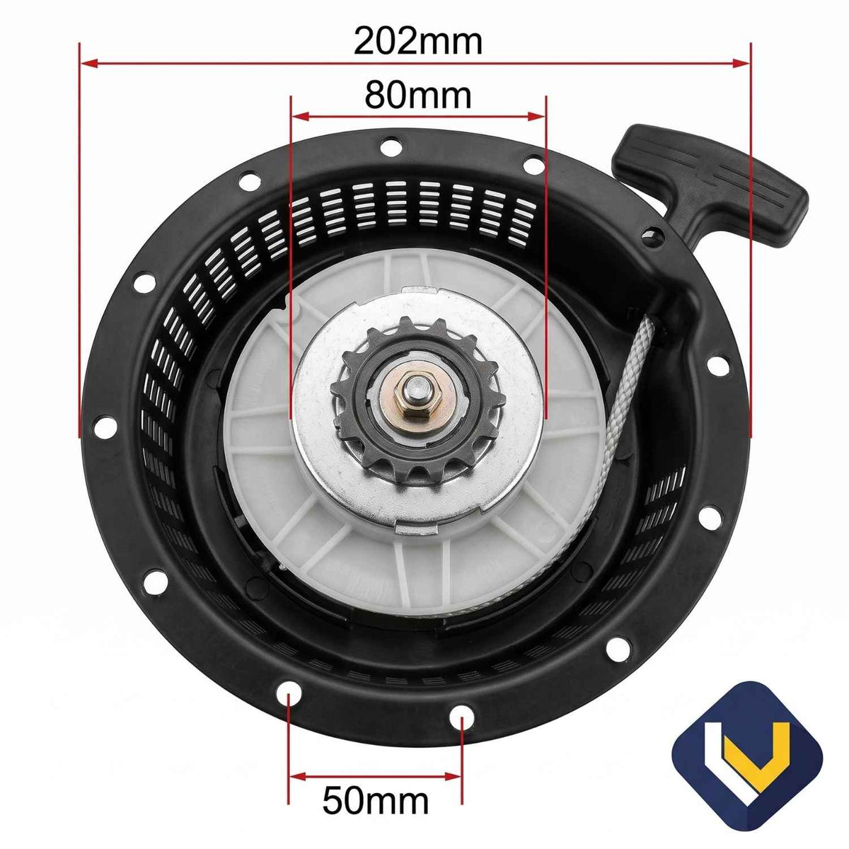 Tapa de Arranque Manual para Generador Motor 170 y 170F (7 HP)