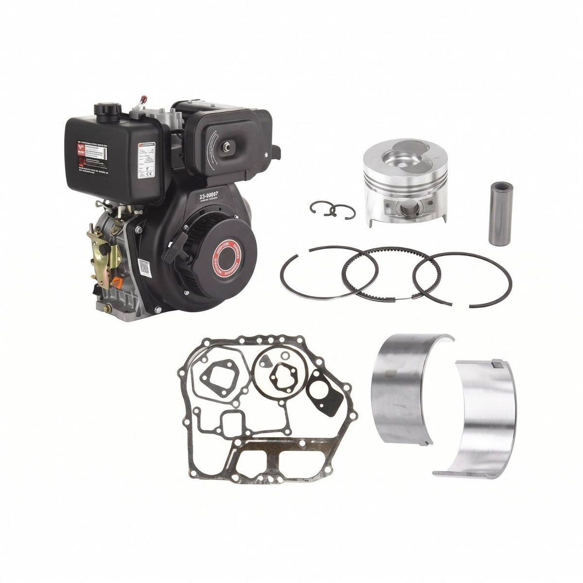 Kit de Reparación Completo para Motor Petrolero 186F (10 HP) Kipor