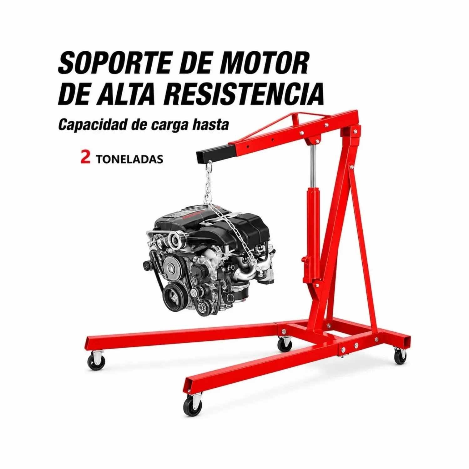 Tecle Pluma Grua Hidraulico 2 Toneladas Desmontable