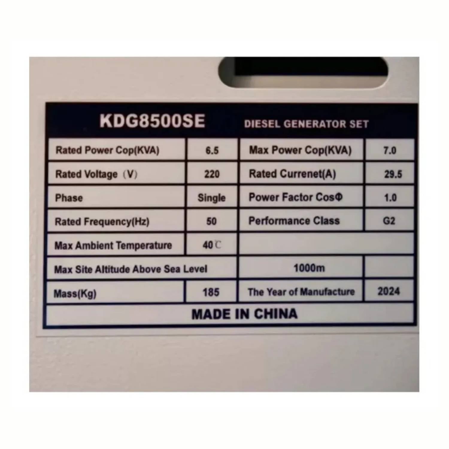 Generador Electrico Diesel 7 Kva Con Partida Electrica
