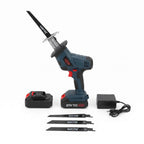 Sierra Sable Recíproca Inalámbrica 21V (Pack con 2 Baterías de 4.0Ah + 5 Cuchillas)
