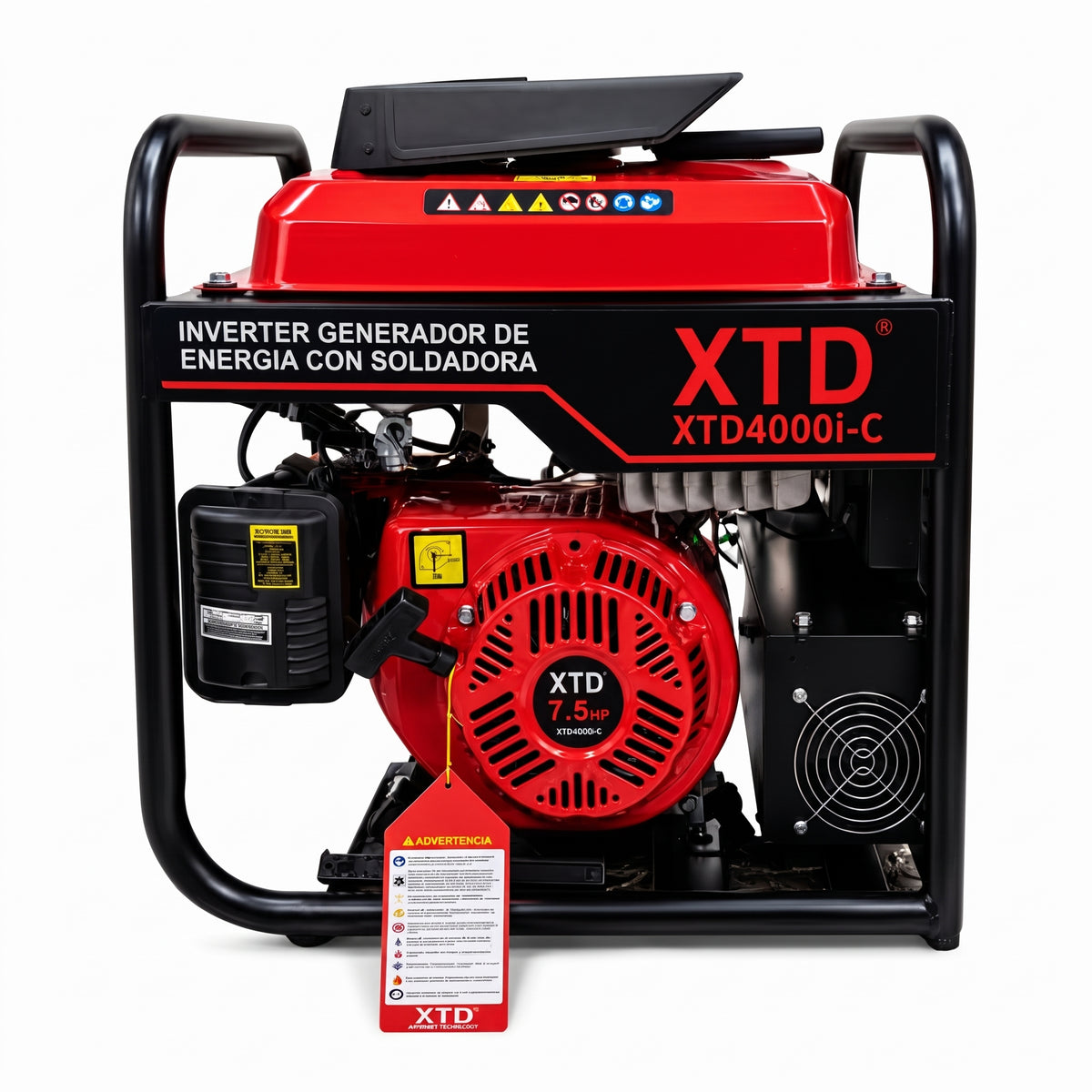 Motosoldador Inverter a Gasolina 220A / 3200W (Modelo XTD4000i-C)