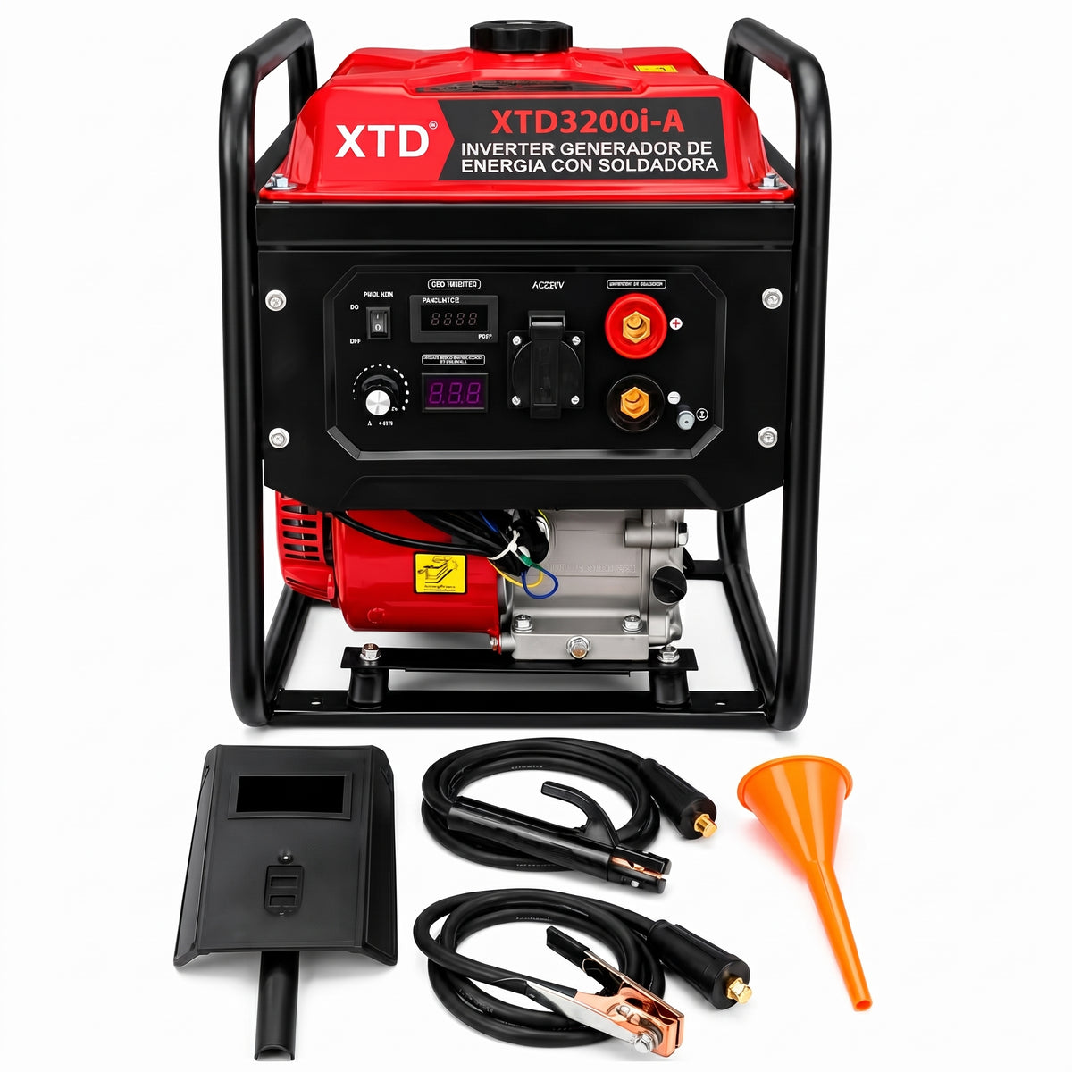 Motosoldador Inverter a Gasolina 180A / Generador 2000W 220V (Modelo XKP XTD3200i-A)