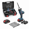 Sierra Sable Recíproca Inalámbrica 21V (Pack con 2 Baterías de 4.0Ah + 5 Cuchillas)