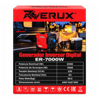 Generador Inverter Insonoro 7000W ERUX (Partida Eléctrica y Control Remoto)