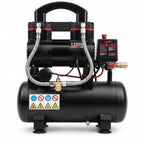 Compresor de Aire Silencioso 10 Litros 1280W ACN-1280-10L | Negro