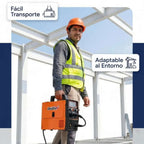 Soldadora Inverter Multiproceso 120A MIG/MMA/TIG Redbo MIG-120 Naranja