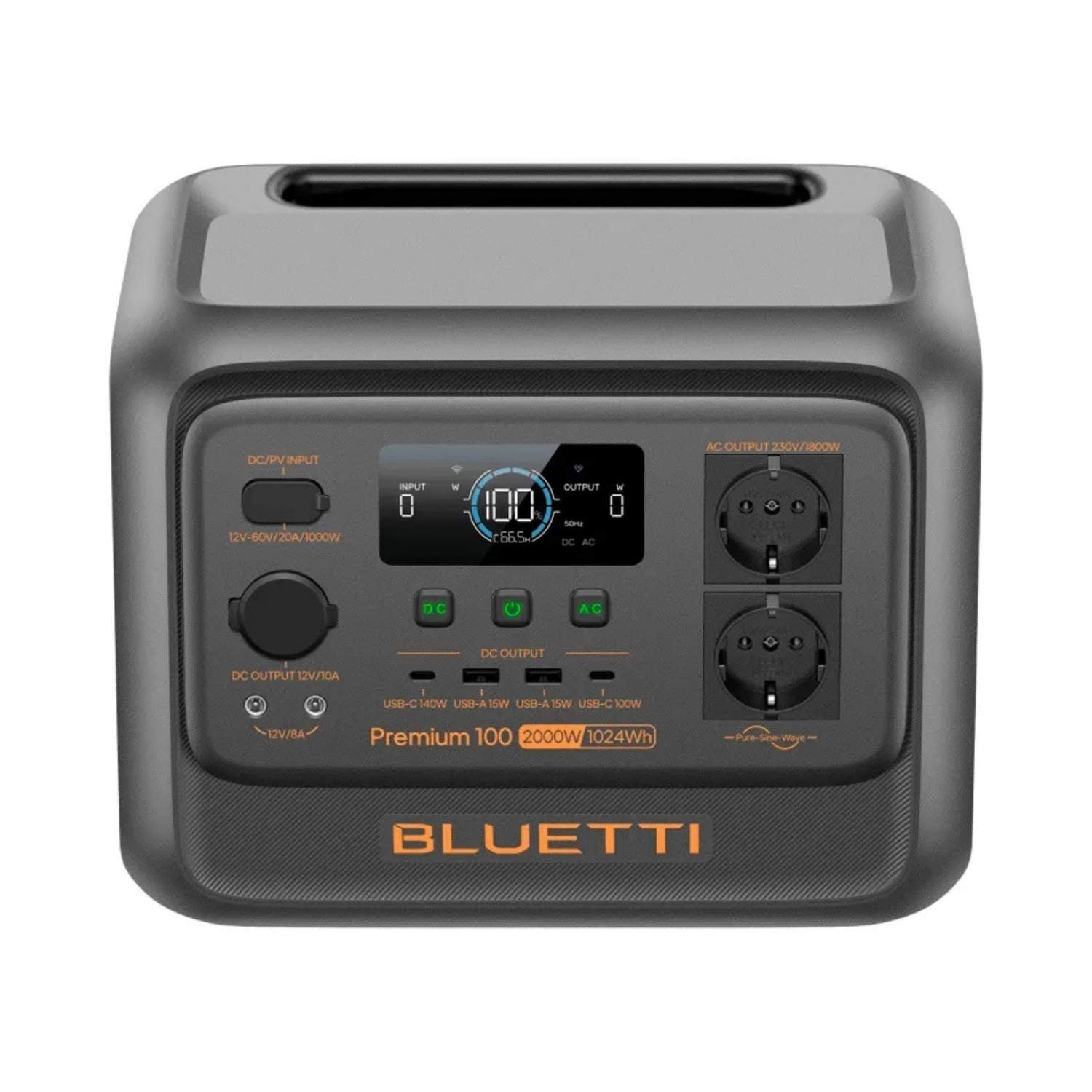 Estación De Energía Bluetti Premium 100 V2 2.000w 1.024wh