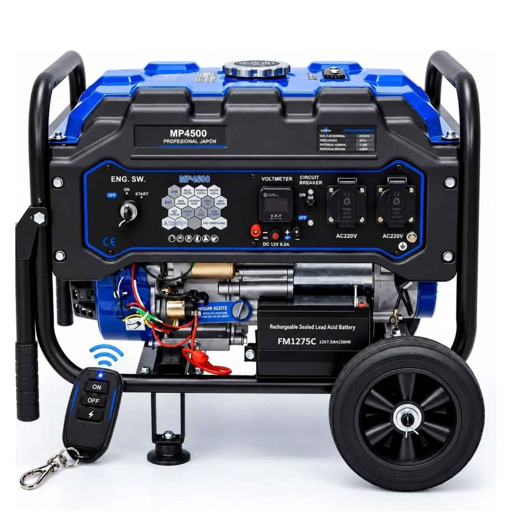 Generador Machpro 4500watts Partida Electrica - Control Remoto