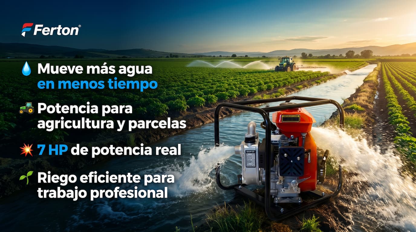 Todo sobre Motobombas: funcionamiento, consumo y potencia