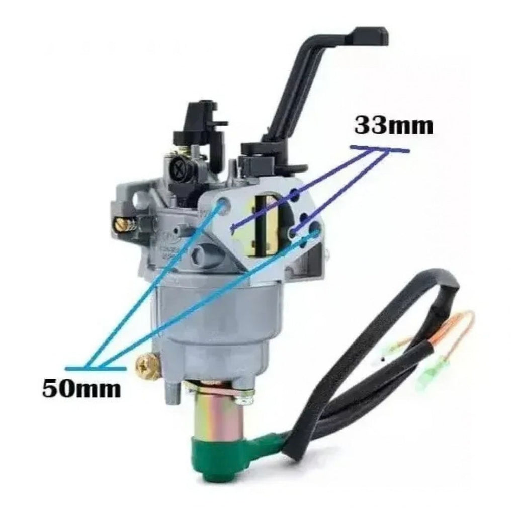 Carburador para Generador GX390 Motor 188F de 4 kW a 8 kW con Ahogador Manual