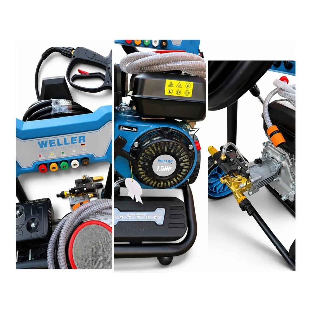 Hidrolavadora Bencinera Weller Industrial 3600psi Japón