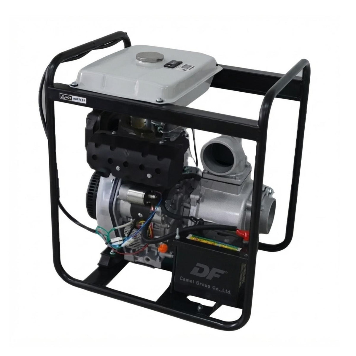 Motobomba Diésel de 4 Pulgadas 10 HP con Arranque Eléctrico y Manual XKP