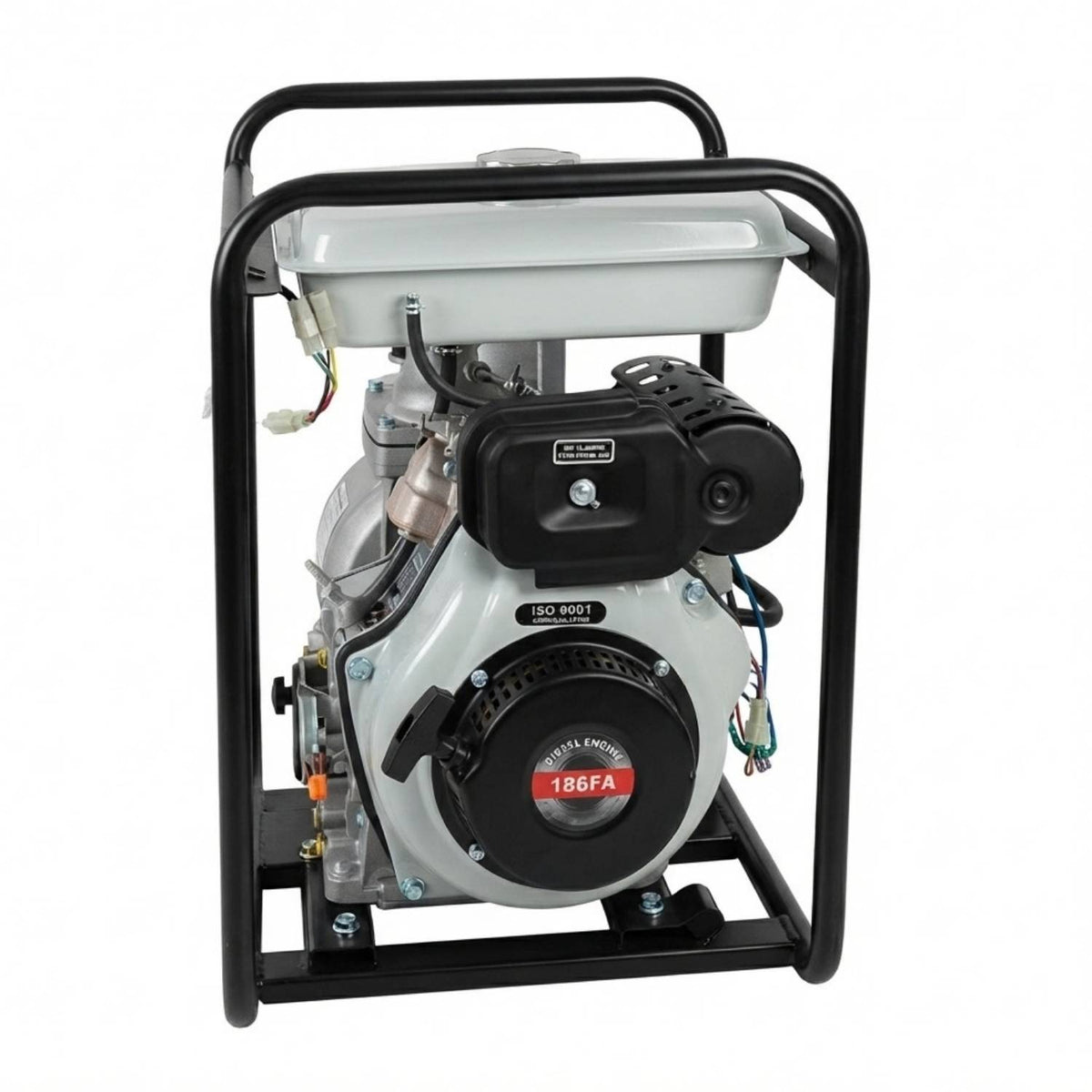 Motobomba Diésel de 4 Pulgadas 10 HP con Arranque Eléctrico y Manual XKP