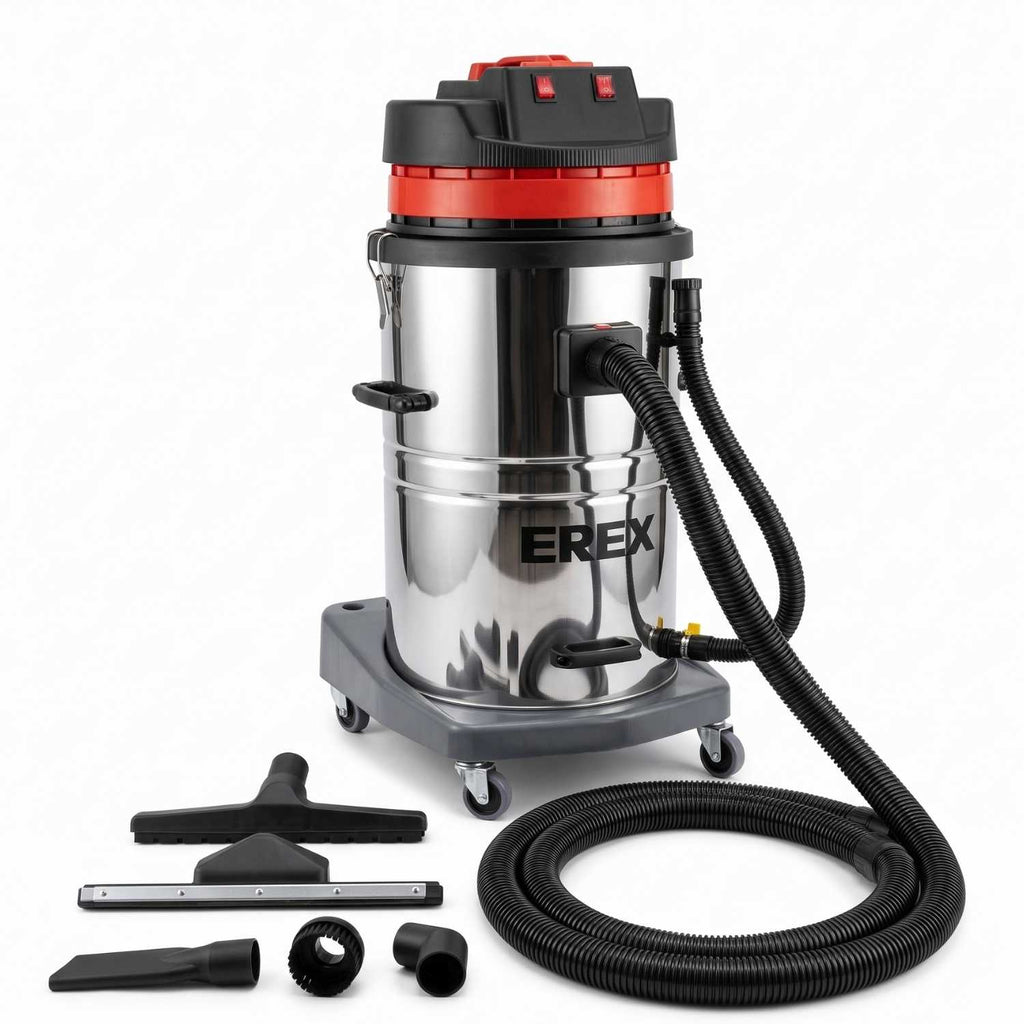 Aspiradora Industrial Agua y Polvo 3600W con 2 Motores