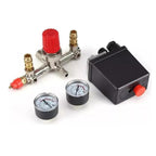 Presostato 4 Vías para Compresor de Aire 220V | Interruptor de Presión