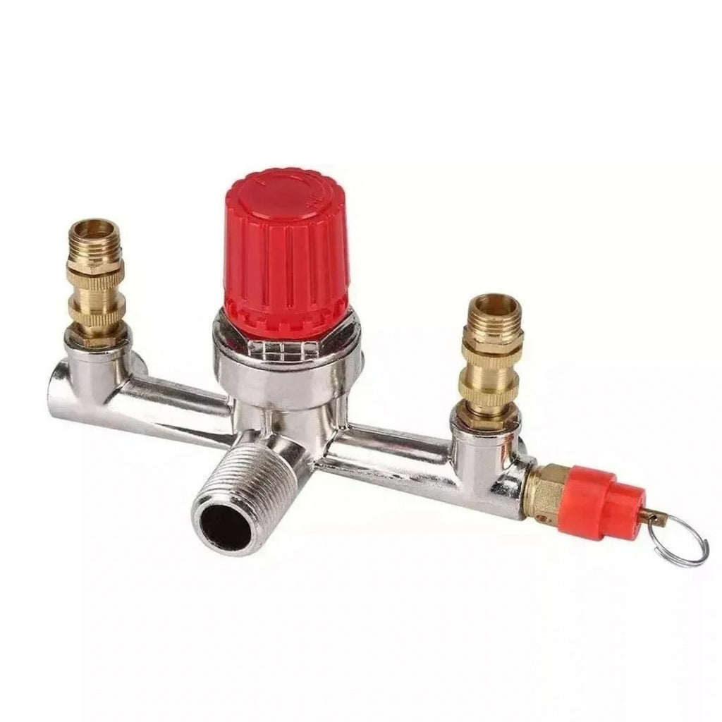 Presostato 4 Vías para Compresor de Aire 220V | Interruptor de Presión