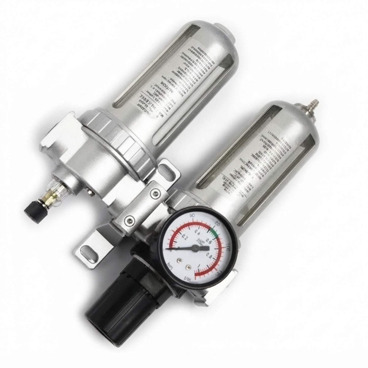 Unidad de Mantenimiento Filtro Regulador Lubricador con Manómetro 1/4"