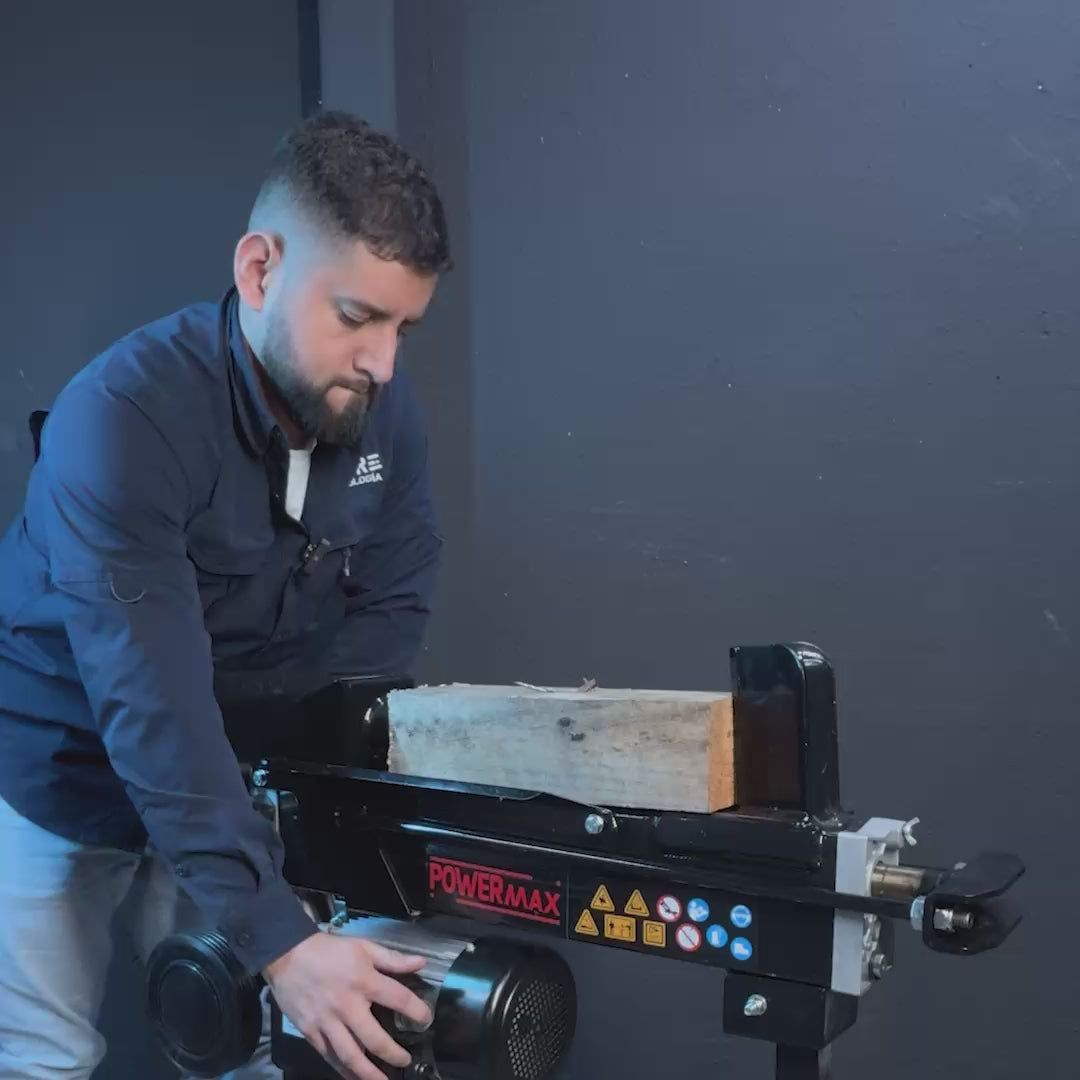 Astilladora de Leña Eléctrica 8 Toneladas con Base de 60 cm ERUX
