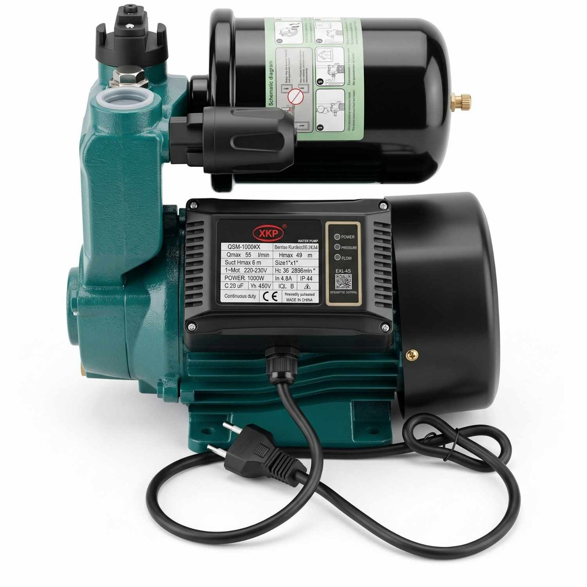 Bomba 800w 1x1 Periférica Control Inteligente Automática