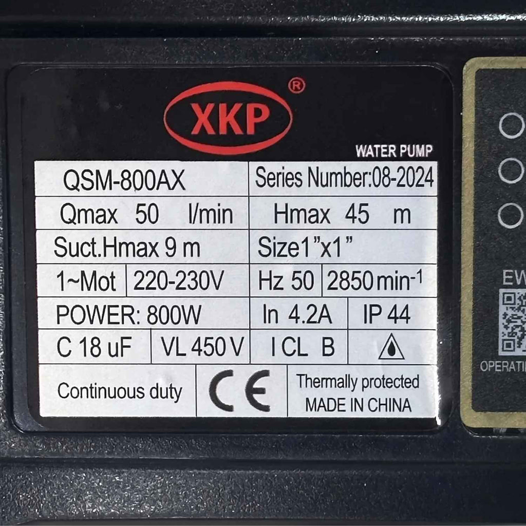 Bomba 800w 1x1 Periférica Control Inteligente Automática