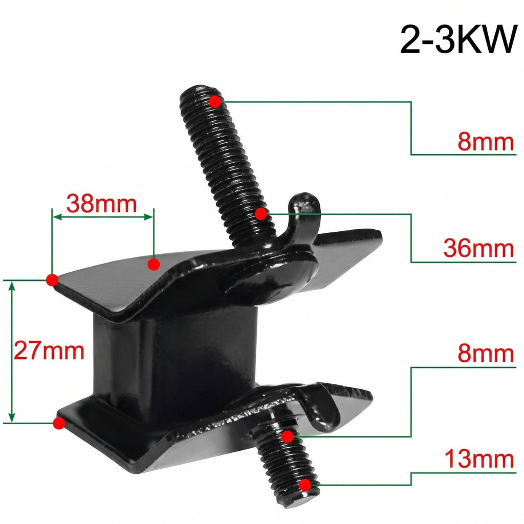 Pack Soporte De Goma Antivibración Generador 2kw-3kw